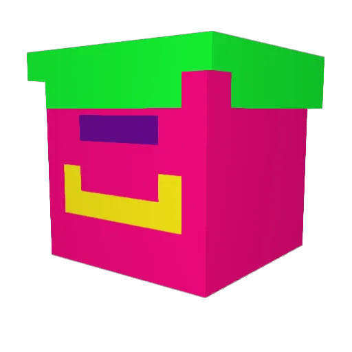 9594lihi Minecraft avatar head, 3D render