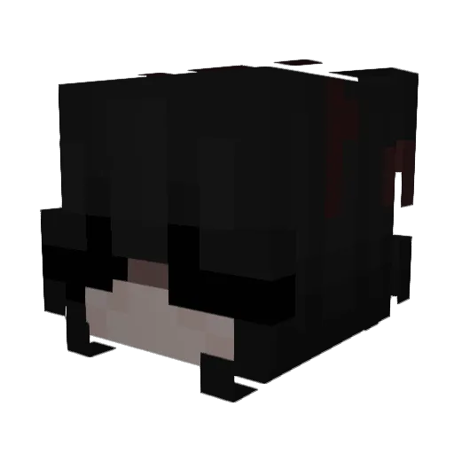 95MPH Minecraft avatar head, 3D render