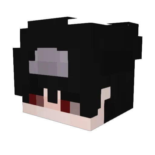 95dx Minecraft avatar head, 3D render