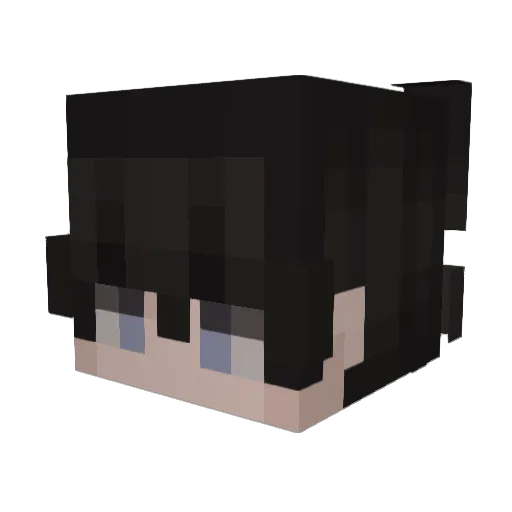 95kombek Minecraft avatar head, 3D render