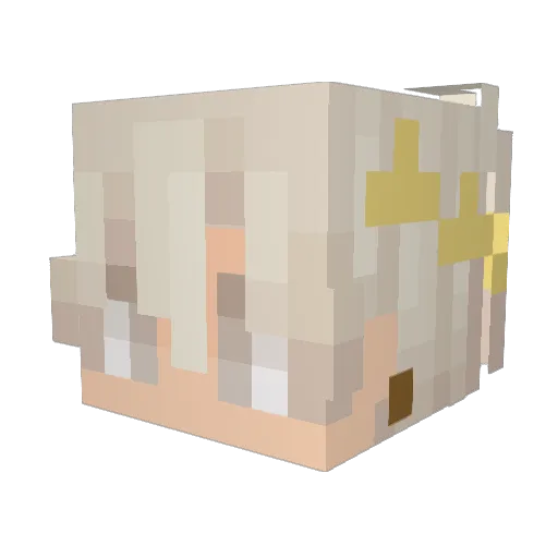 9703401 Minecraft avatar head, 3D render