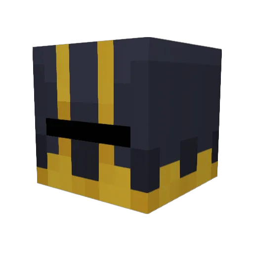 97raven123 Minecraft avatar head, 3D render
