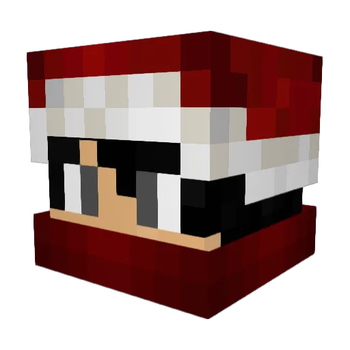 97talon Minecraft avatar head, 3D render