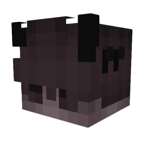 97zn Minecraft avatar head, 3D render