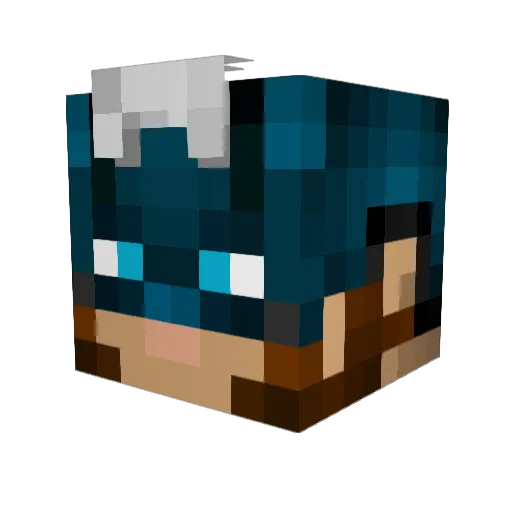98123jsi Minecraft avatar head, 3D render