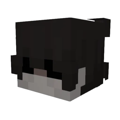 9814 Minecraft avatar head, 3D render
