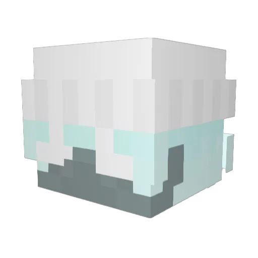 98765 Minecraft avatar head, 3D render