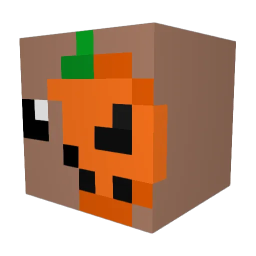 990099090 Minecraft avatar head, 3D render