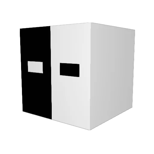 99897 Minecraft avatar head, 3D render
