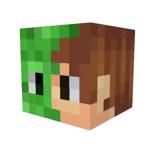 999Abd999 Minecraft avatar head, 3D render