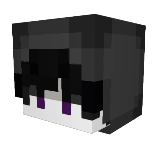 999Clubs Minecraft avatar head, 3D render