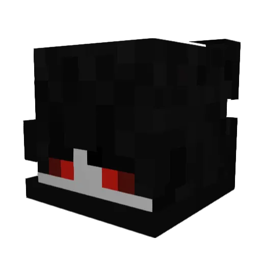 999REVENGE Minecraft avatar head, 3D render