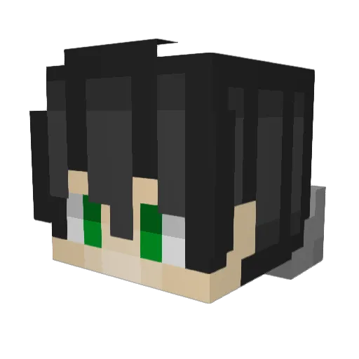 999_Cyrex Minecraft avatar head, 3D render