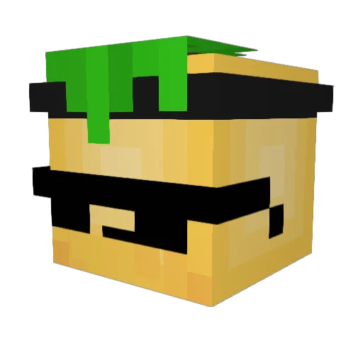 999citrnn Minecraft avatar head, 3D render