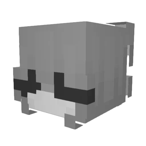 999luvs Minecraft avatar head, 3D render