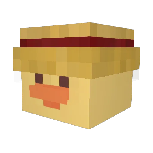 999sebi_ Minecraft avatar head, 3D render