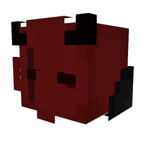 999swrld Minecraft avatar head, 3D render