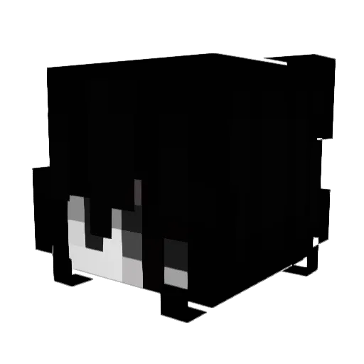 999weaknees Minecraft avatar head, 3D render