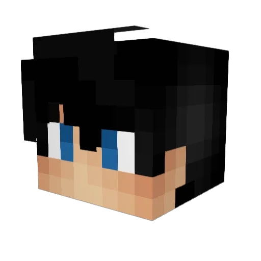 99CALEB99 Minecraft avatar head, 3D render