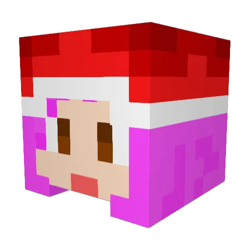 99Yours Minecraft avatar head, 3D render