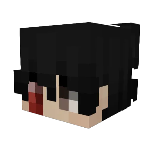 99cent Minecraft avatar head, 3D render