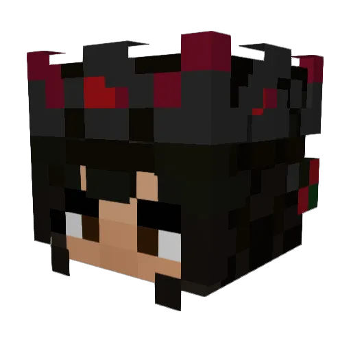 99evey Minecraft avatar head, 3D render