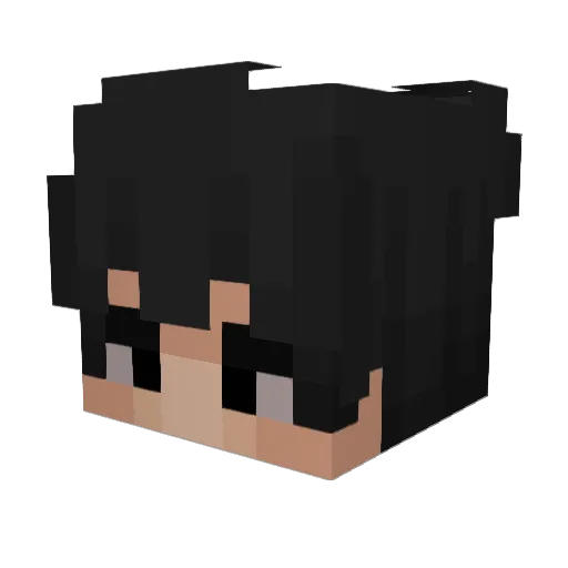 99kmh Minecraft avatar head, 3D render