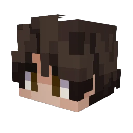99tb Minecraft avatar head, 3D render