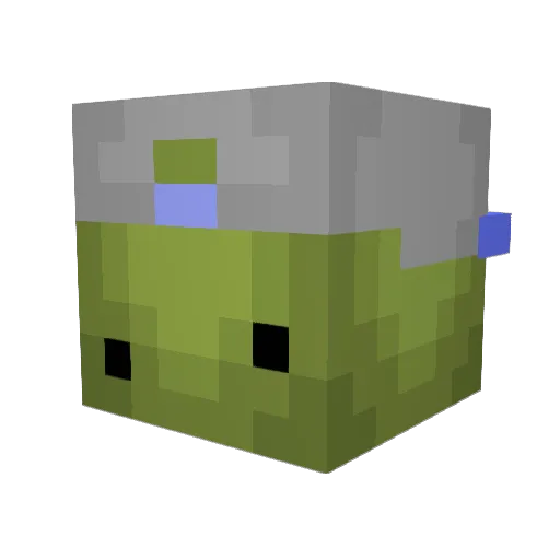9BACK Minecraft avatar head, 3D render
