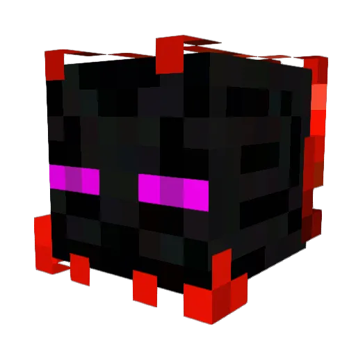 9BK_ Minecraft avatar head, 3D render