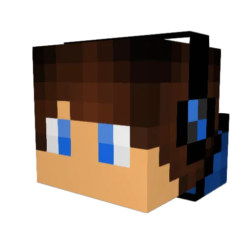 9EuroMesserDabei Minecraft avatar head, 3D render