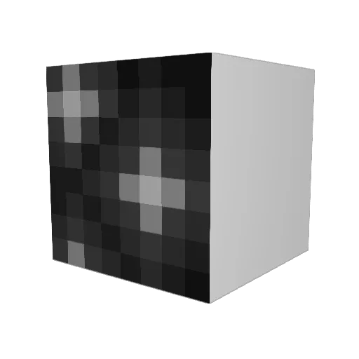 9KVibe Minecraft avatar head, 3D render