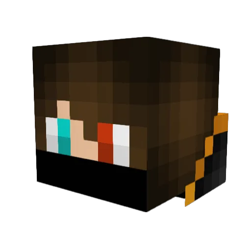 9LoreGodSet Minecraft avatar head, 3D render