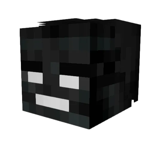9Nightcat0 Minecraft avatar head, 3D render