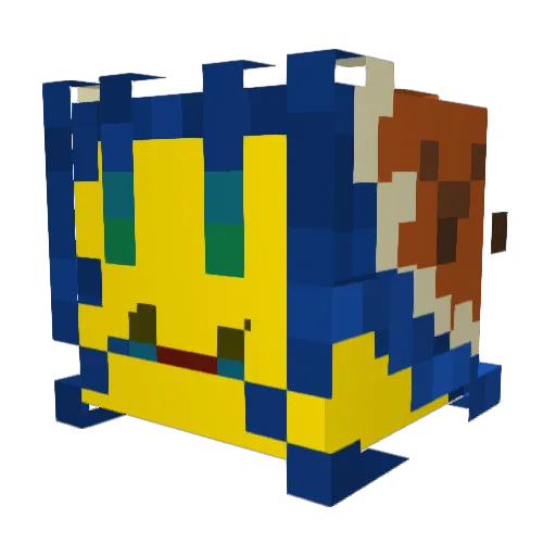 9NyoMiLemOnigiri Minecraft avatar head, 3D render