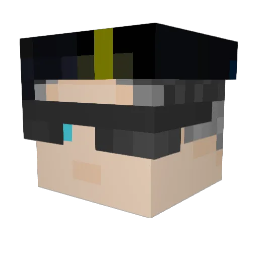 9PhichetTH Minecraft avatar head, 3D render