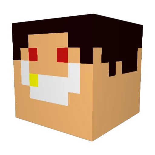 9Reaper6 Minecraft avatar head, 3D render
