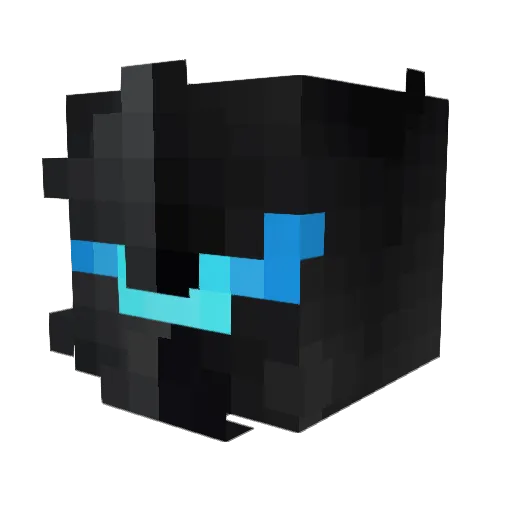 9a9a Minecraft avatar head, 3D render