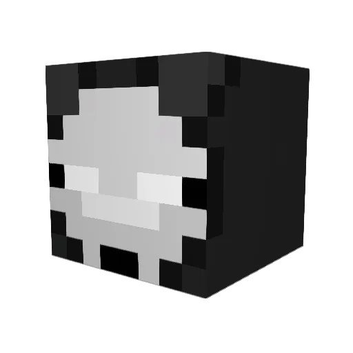 9b9d Minecraft avatar head, 3D render