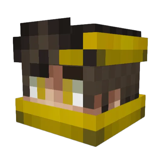 9bpm Minecraft avatar head, 3D render