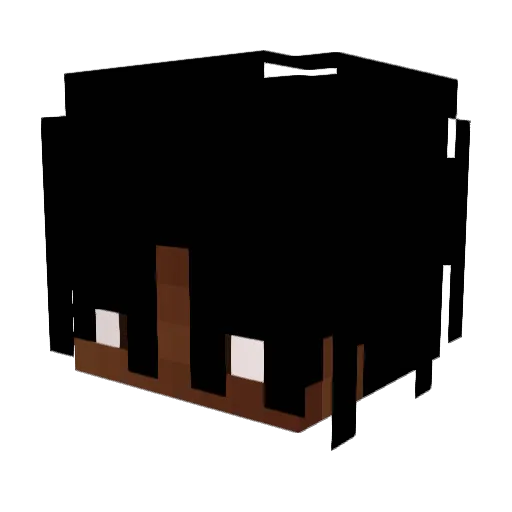 9bxnco Minecraft avatar head, 3D render