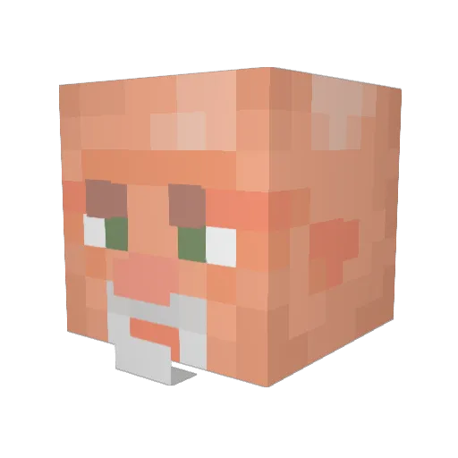 9fordice Minecraft avatar head, 3D render