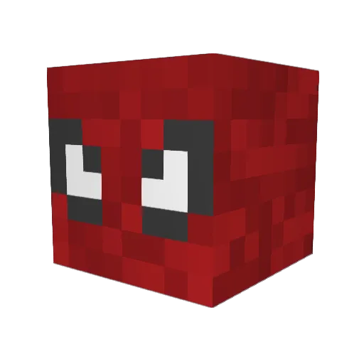 9ido Minecraft avatar head, 3D render