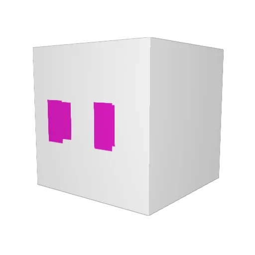 9inekd Minecraft avatar head, 3D render