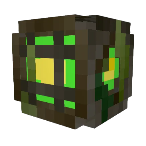 9mins Minecraft avatar head, 3D render