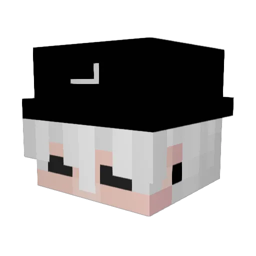 9mlok Minecraft avatar head, 3D render