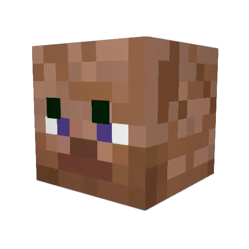 9nate4 Minecraft avatar head, 3D render