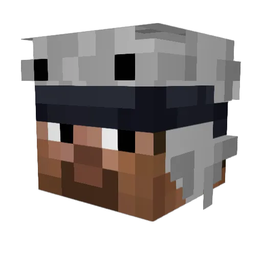 9phil Minecraft avatar head, 3D render