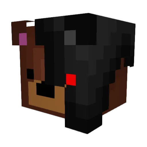 9r1z Minecraft avatar head, 3D render