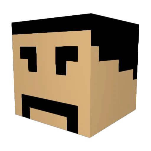 9shan7 Minecraft avatar head, 3D render